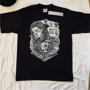 Pro Club Men’s Black Graphic Short-Sleeve Tee